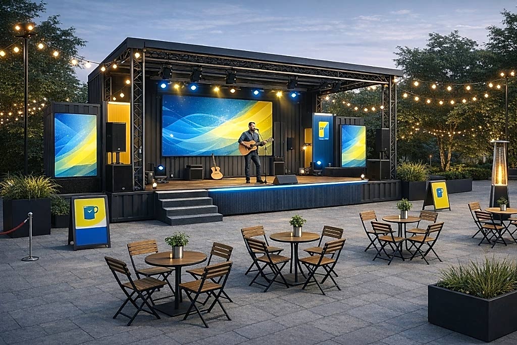 Popup Container Stage